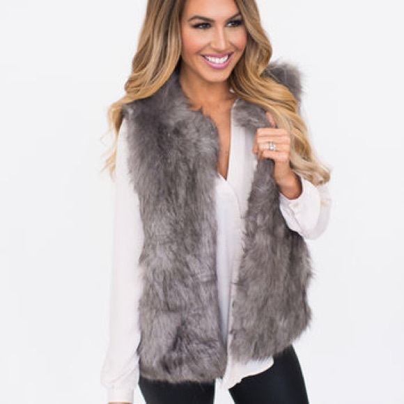 Coats | Merona Faux Fur Vest | Poshmark